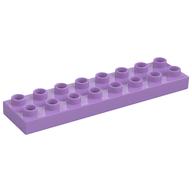 Duplo Plate 2 x 8 (Medium Lavender)