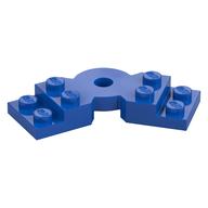 Plate Angled 2 x 2 with Step and Hole in Center (Blue)