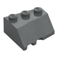 Brick Wedged, Sloped 45° 3 x 3 Right (Dark Bluish Gray)