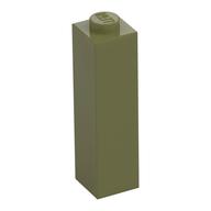 Brick 1 x 1 x 3 (Olive Green)
