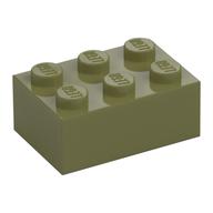 Brick 2 x 3 (Olive Green)