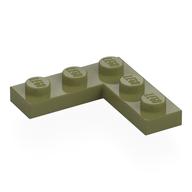 Plate 3 x 3 Corner (Olive Green)