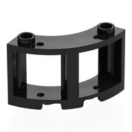 Window Round 3 x 3 x 2 (Black)