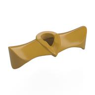 Minidoll Neckwear, Pointed Shoulder Pads (Pearl Gold)