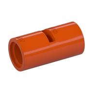 Technic Pin Connector Round [Slotted] (Reddish Orange)
