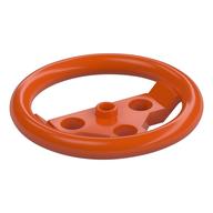 Technic Steering Wheel Large (Reddish Orange)