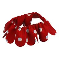 Duplo Skirt with White Dots Print (Red)