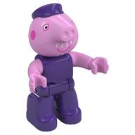 Duplo Figure, Pig with Hat Dark Purple (Dark Purple)