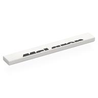 Tile 1 x 8 with Half 'MCLAREN' Print (White)
