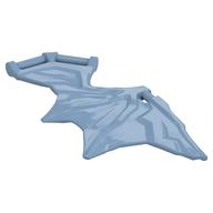 Creature Body Part, Wing 11 x 6 with 3 Bars [Plain] (Sand Blue)