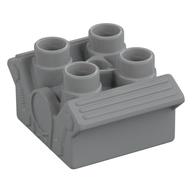 Duplo Engine Block 2 x 2 (Light Bluish Gray)