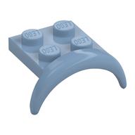 Wheel Arch, Mudguard 2 x 3 x 1 1/3 with 2 x 2 Plate (Sand Blue)