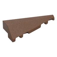 Brick Wedged, Sloped 2 x 5 Right (Reddish Brown)