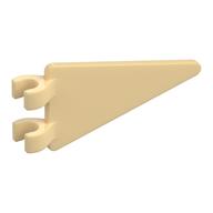 Flag 2 x 4 Triangle (Tan)