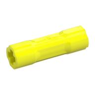Technic Driving Ring Connector Smooth [2 rounded and 2 flat side walls] (Vibrant Yellow)