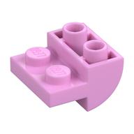 Brick Curved Inverted 2 x 2 with 1 x 2 Cutouts (Bright Pink)