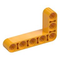 Technic Beam 3 x 5 L-Shape Thick (Bright Light Orange)