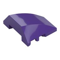 Brick Wedged, Curved 4 x 3 No Studs [Plain] (Dark Purple)