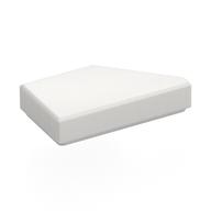 Tile 1 x 2 with Stud Notch Left (White)