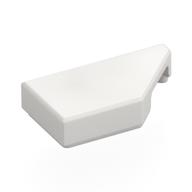 Tile 1 x 2 with Stud Notch Right (White)