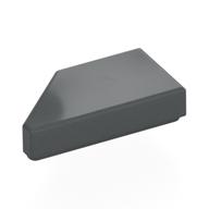 Tile 1 x 2 with Stud Notch Right (Dark Bluish Gray)