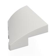Brick Wedged, Curved 2 x 2 with Stud Notch Right (White)