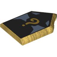 Tile Special 2 x 3 Pentagonal Dummy for Harry Potter Sets (Pearl Gold)