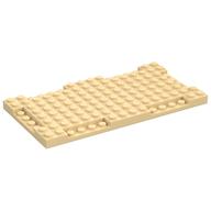 Plate Special 8 x 16 x 2/3 with Six Recessed Edges (Tan)