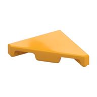 Tile 45° Cut 2 x 2 (Triangle) (Bright Light Orange)