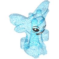 Creature, Pixie, Winking Print (Opal Trans-Dark Blue)