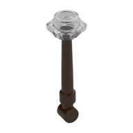 Equipment Wand with Trans-Clear Hollow Stud Pattern (Dark Brown)
