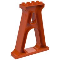 Duplo Support / Column / Girder (Reddish Orange)