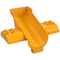 Duplo Slide 8 x 10 x 5 with 2 x 2 Studs on Both Sides (Bright Light Orange)
