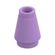 Cone 1 x 1 [Top Groove] (Medium Lavender)