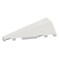 Brick Wedged, Sloped 2 x 5 Left (White)