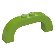 Brick Arch 1 x 6 x 2 Curved Top (Lime)