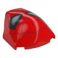 Large Figure Face 4 x 5 x 1 2/3 with Spider-Man Face Print (Red)