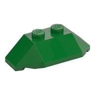 Brick Wedged, Sloped 45° 2 x 4 Triple (Green)