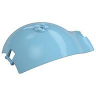 Panel Curved Tapered with Bars at Each End (Medium Azure)