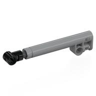 Technic Shock Absorber 11L with Internal Spring, Black Top (Light Bluish Gray)