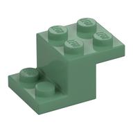 Bracket 3 x 2 x 1 1/3 with Bottom Stud Holder (Sand Green)