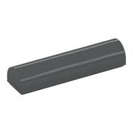 Brick Curved 1 x 4 x 2/3 Double, No Studs (Dark Bluish Gray)
