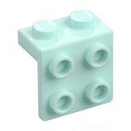 Bracket 1 x 2 - 2 x 2 (Light Aqua)