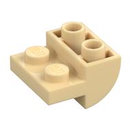 Brick Curved Inverted 2 x 2 with 1 x 2 Cutouts (Tan)