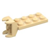 Hinge Plate 2 x 4 with Articulated Joint - Female (Tan)