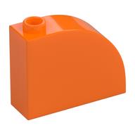 Brick Curved 1 x 3 x 2 (Orange)