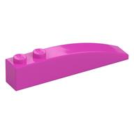 Brick Curved 6 x 1 (Dark Pink)