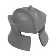 Helmet Castle with Cheek Protection Angled (Flat Silver)