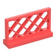 Fence Lattice 1 x 4 x 2 (Coral)