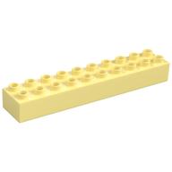 Duplo Brick 2 x 10 (Bright Light Yellow)